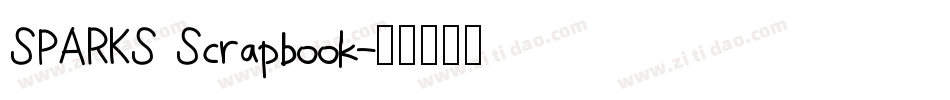 SPARKS Scrapbook字体转换